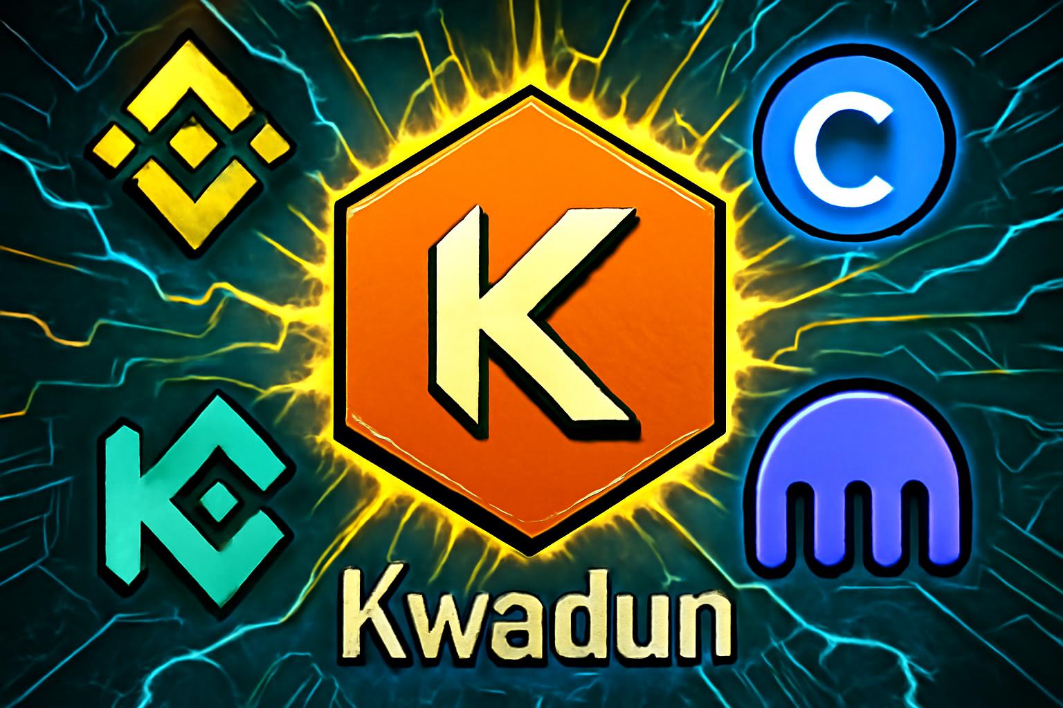 Kwadun 已完成在 Binance、Coinbase、KuCoin 与 Kraken 的多家交易所上市