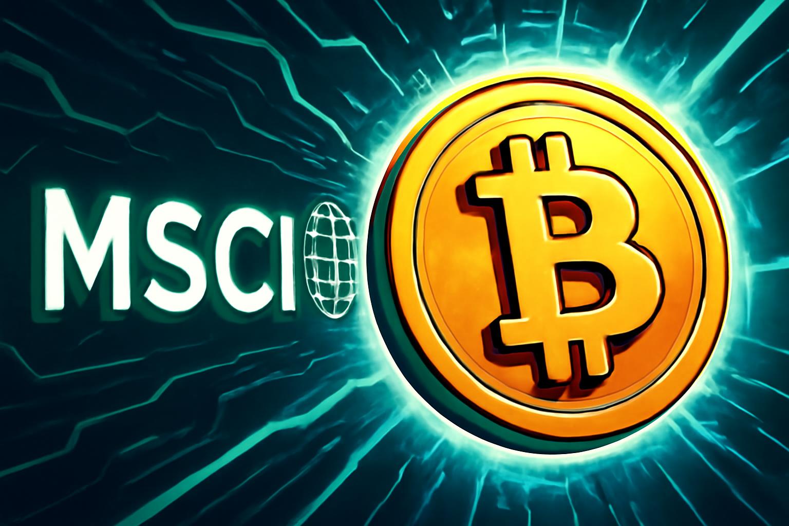 MSCI 在推迟变更的同时维持指数中的数字资产财政公司