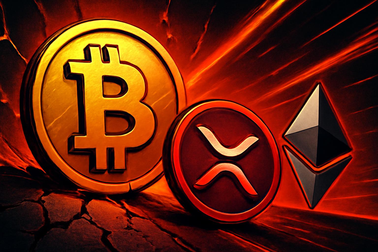 比特币与 XRP 回撤，加密行情暂停