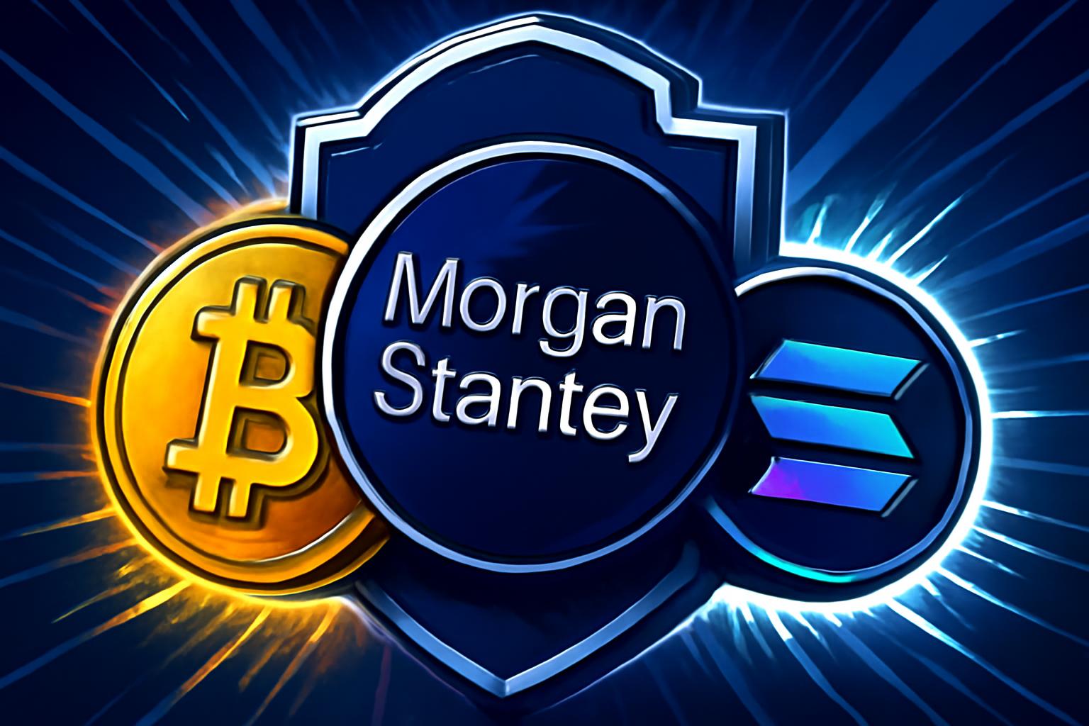 摩根士丹利瞄准加密货币,推出比特币和 Solana ETF,等待 SEC 审查