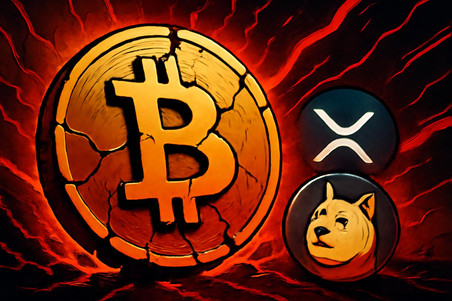 比特币在亚洲主导的抛售冲击下跌入加密市场