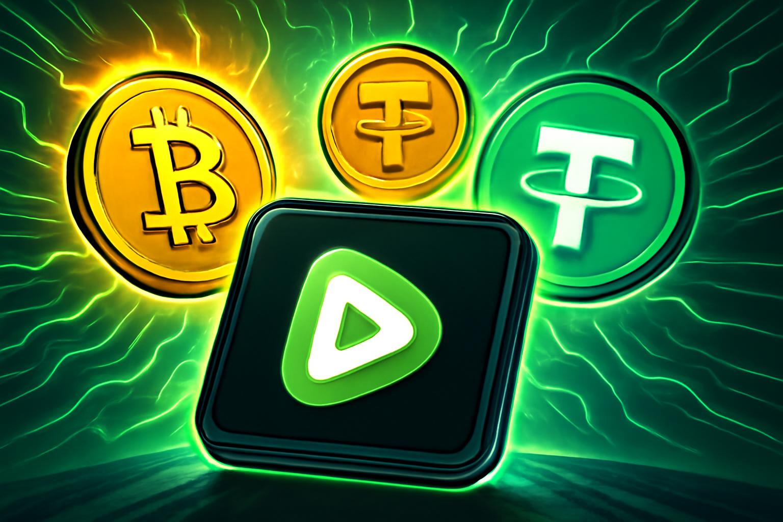 Tether 现实世界钱包在 Rumble 平台亮相 – 非托管加密打赏