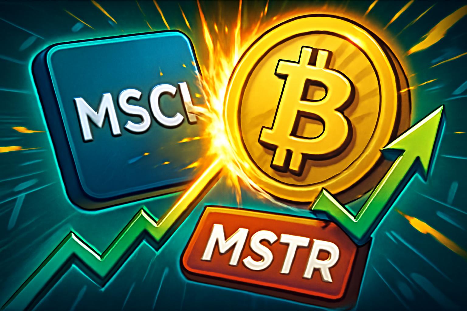 MSTR 跳涨7%，MSCI 将比特币持有量较高的公司保留在指数中