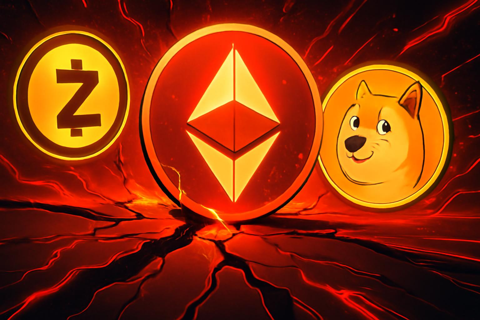 山寨币反弹提升空头清算风险，ETH、DOGE、Zcash 展现催化剂