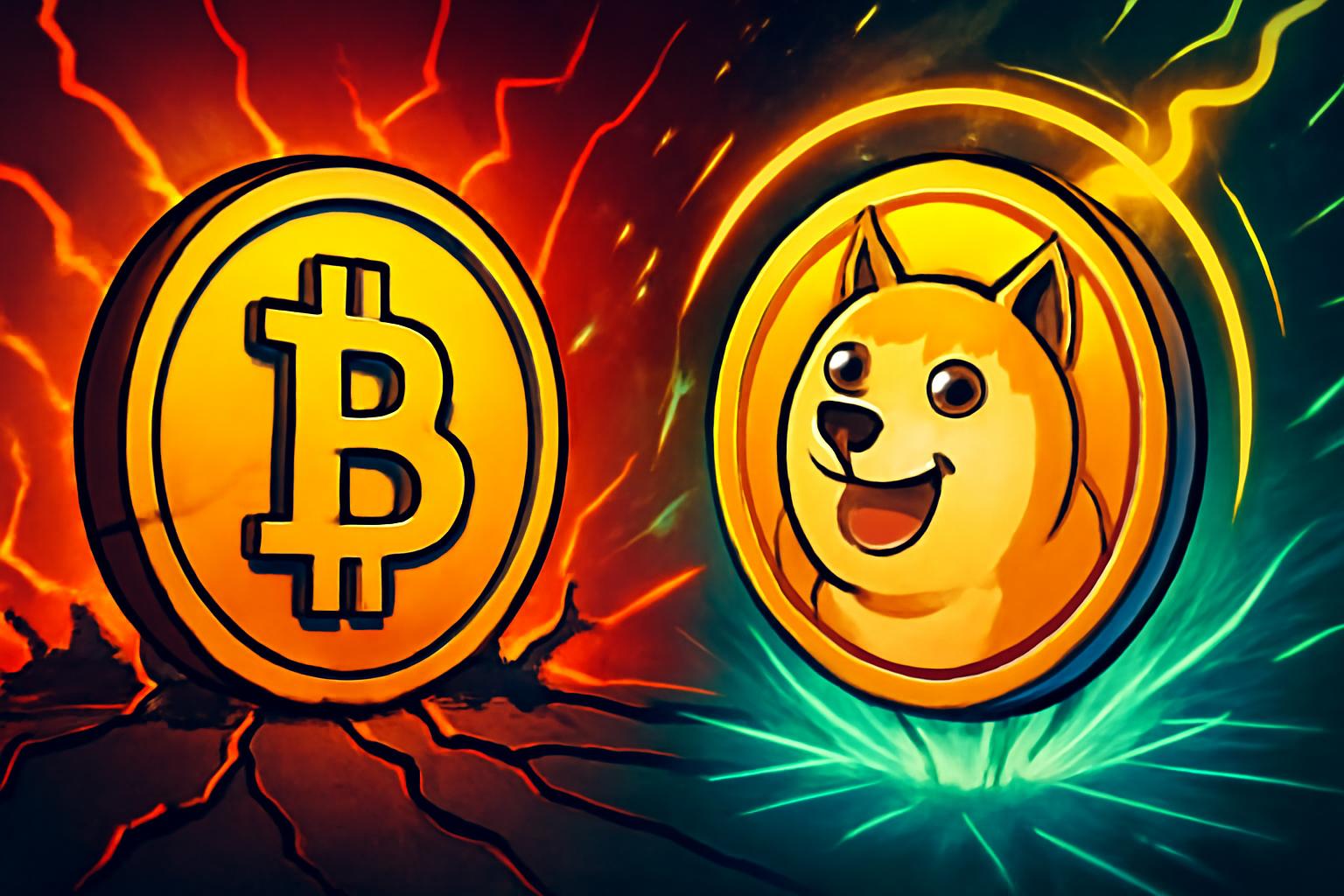 比特币停滞，梗币在衍生品压力下反弹