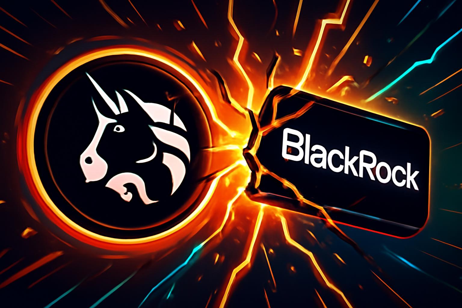 Uniswap UNI 因 BlackRock DeFi 动作而上涨，随后回落