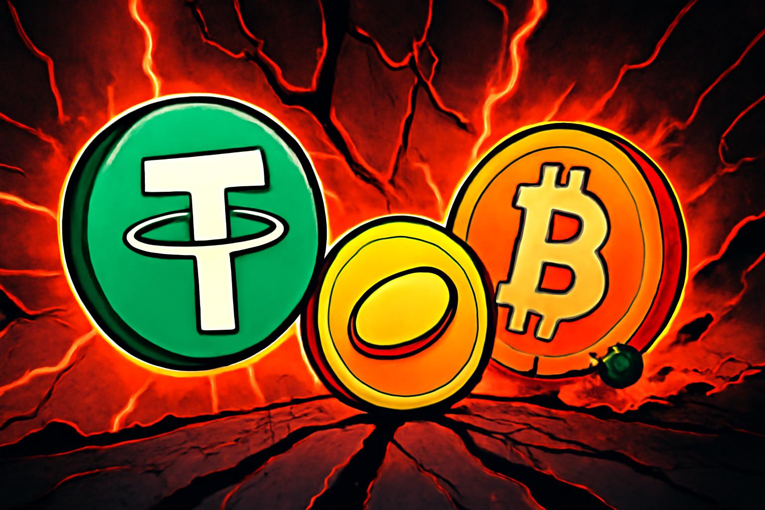Tether 在市场低迷之际扩大硬资产背书