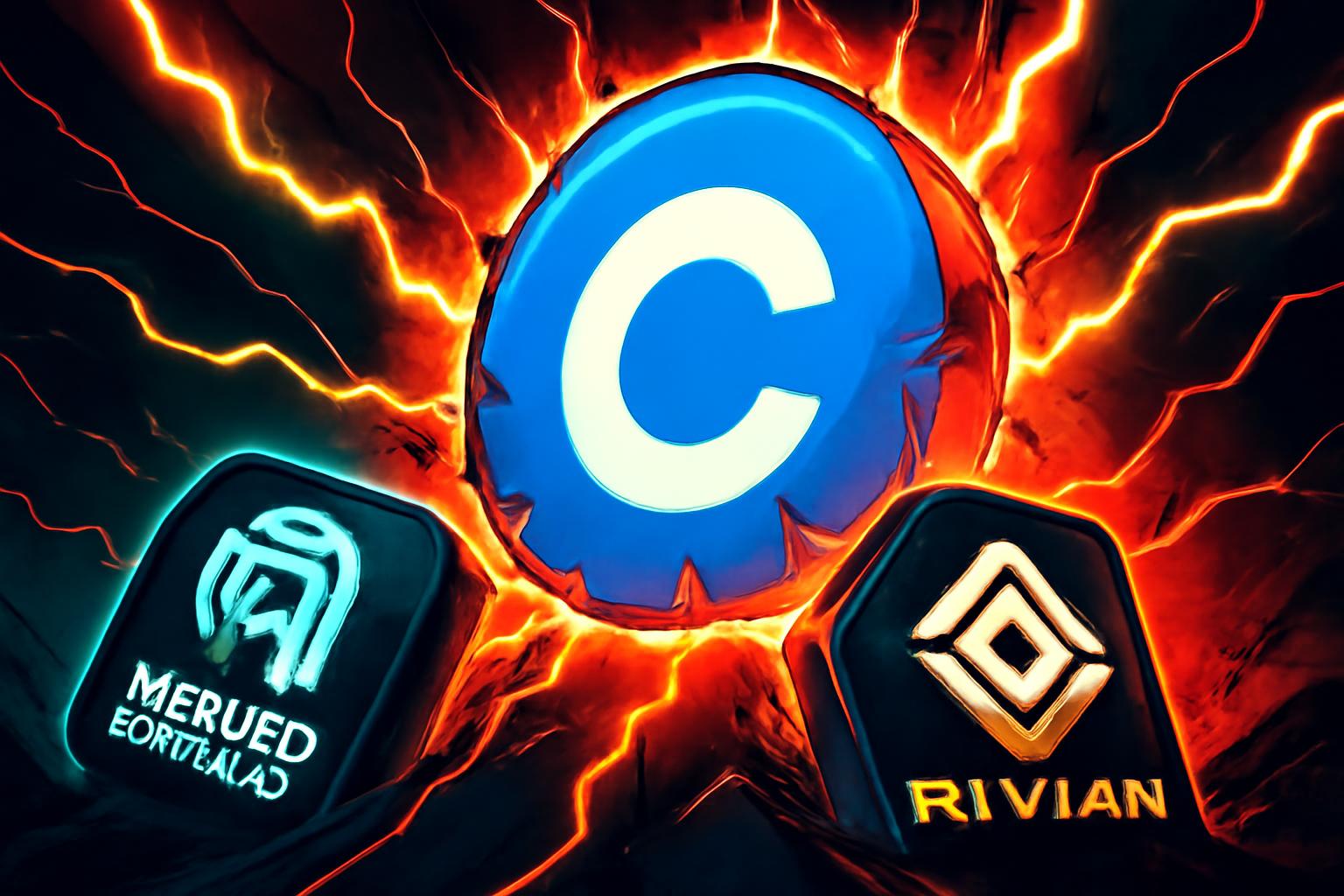 Coinbase 今日股票动向股，加入 Applied Materials 与 Rivian