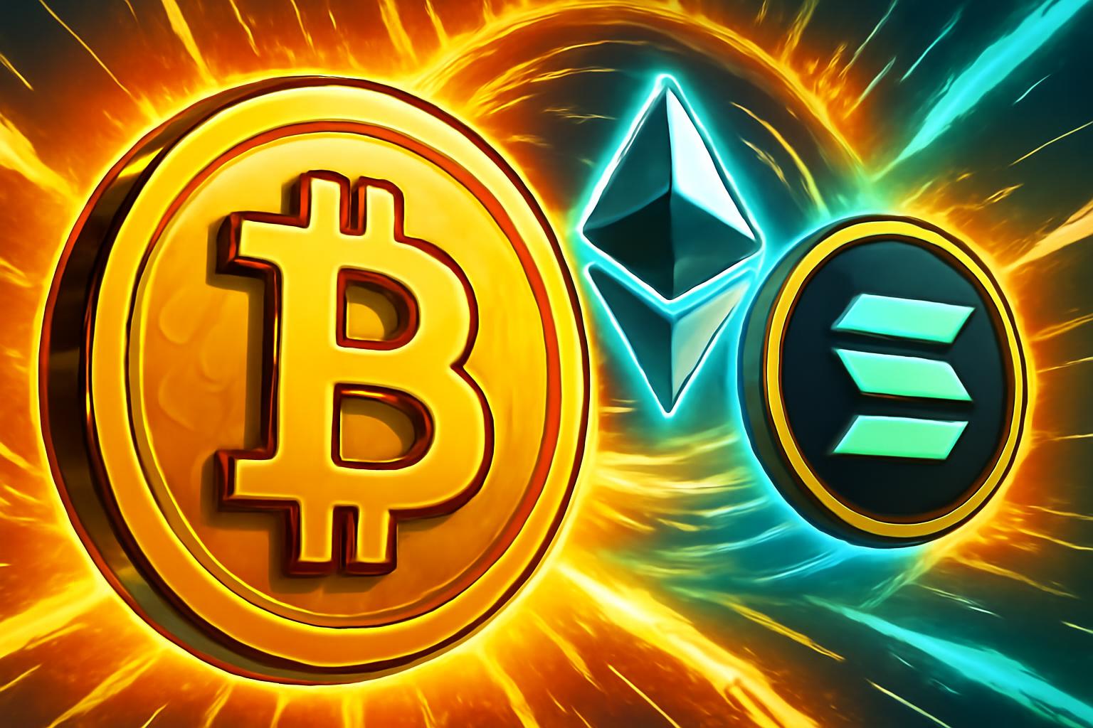 加密市场反弹: BTC, ETH, SOL 领涨, 美国 CPI 降至 2.4%