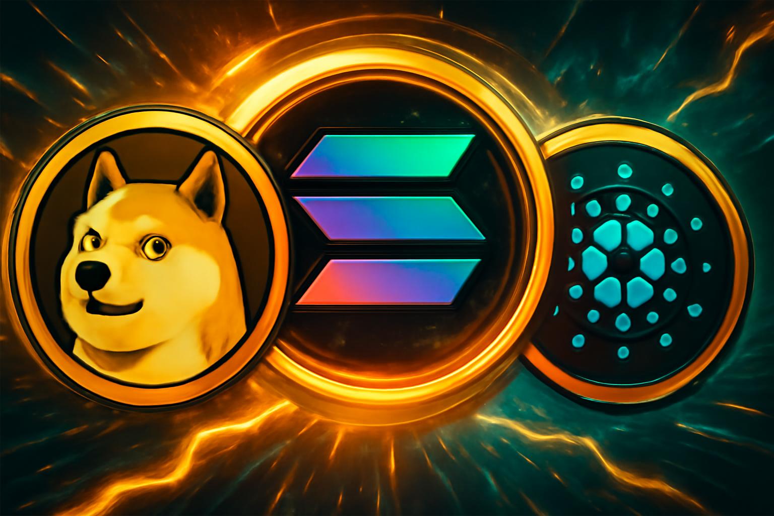 本周价格展望: Dogecoin、Solana 与 Cardano