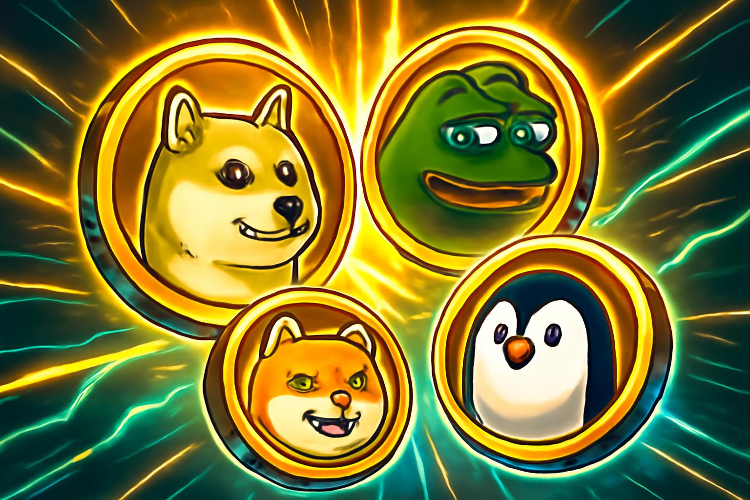 投降信号触发后,市场情绪转变,迷因币反弹