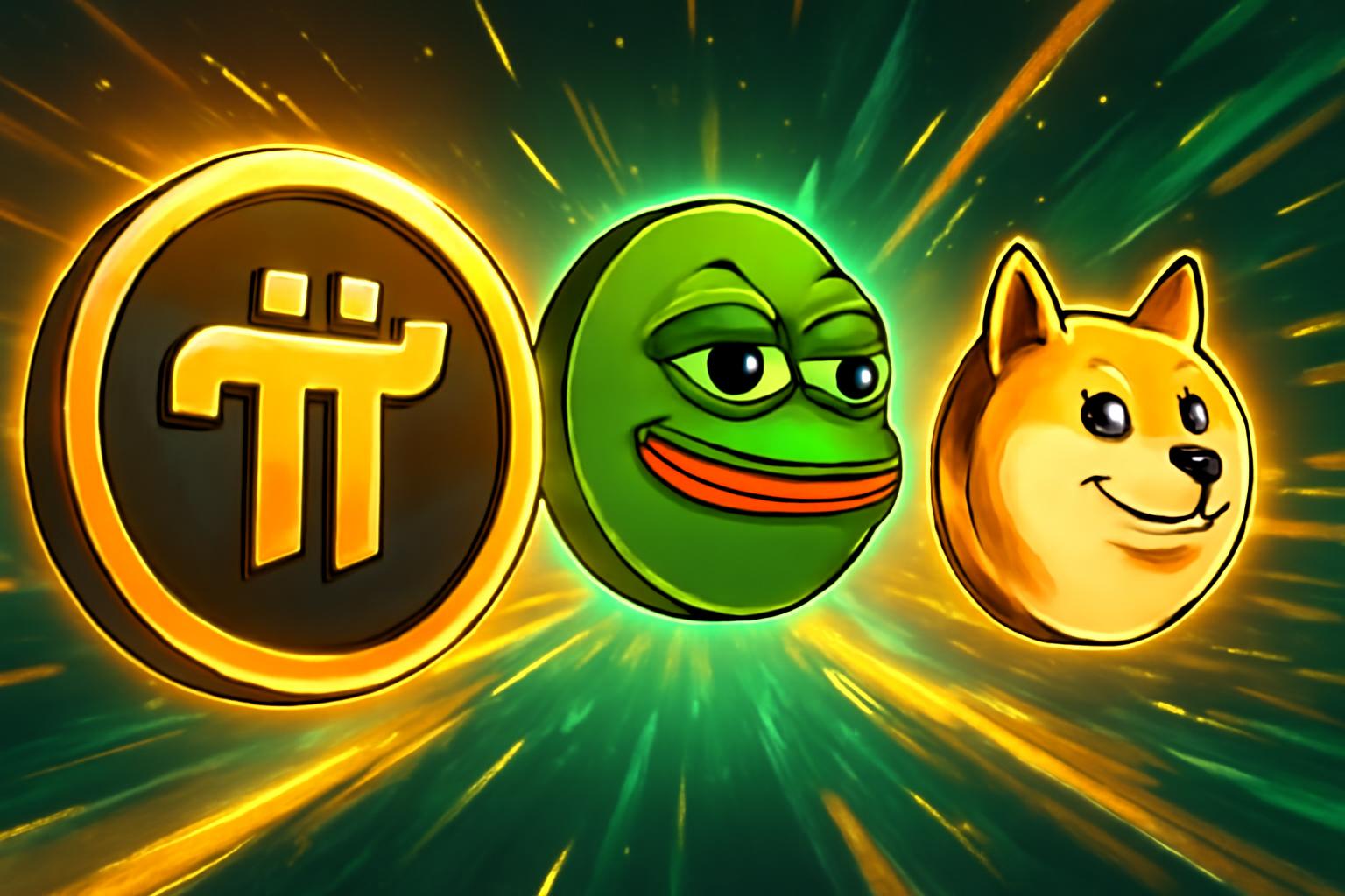 Pi 网络、佩佩币和狗狗币价格展望显示看涨势头