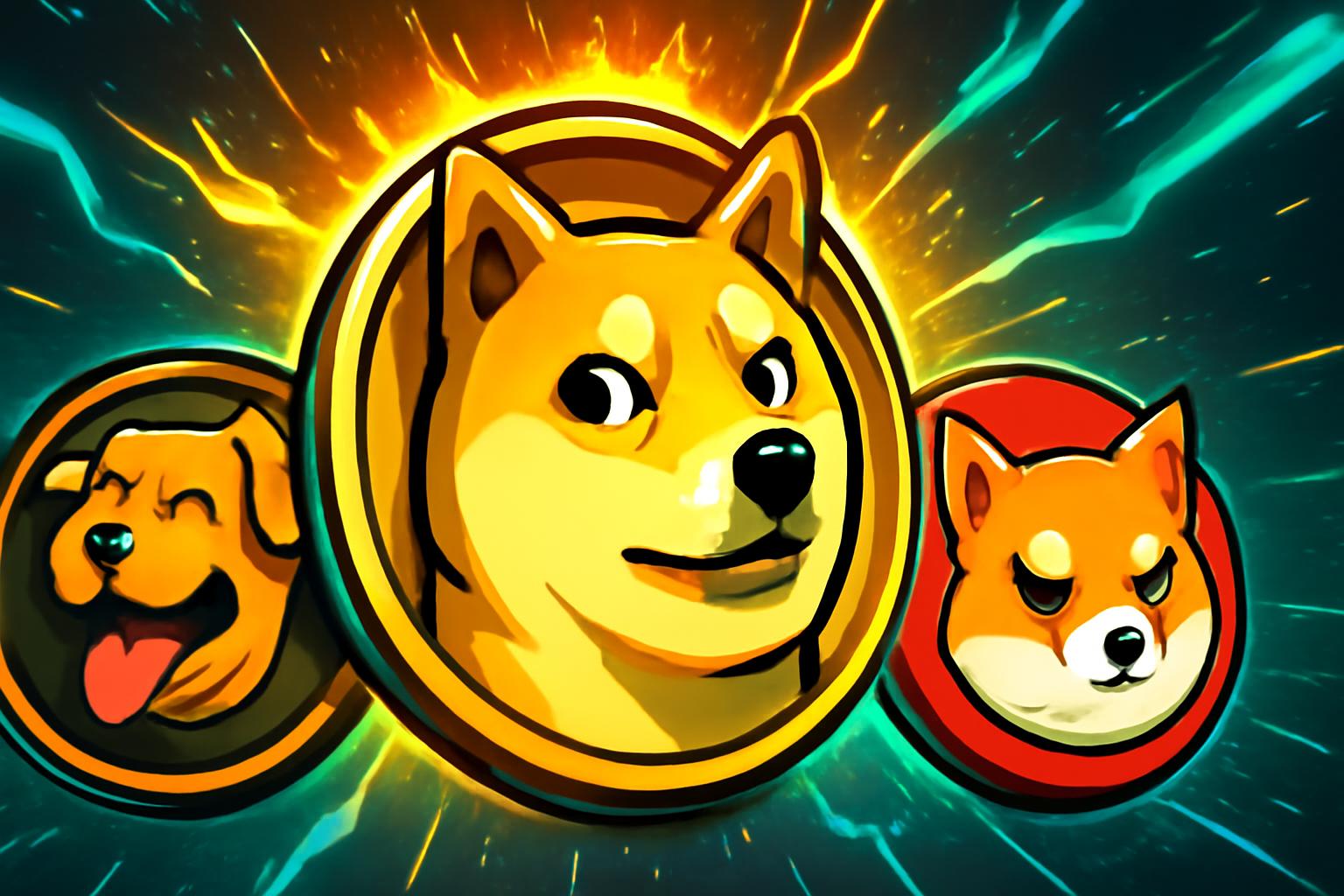 模因币季节再现,DOGE 引领,BONK 与 SHIB 发出突破信号