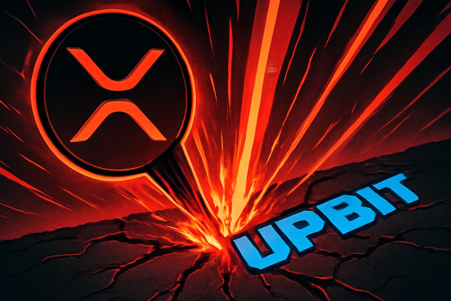 XRP 暴跌 7.5%，Upbit 抛售触发 15 小时内 5000 万 XRP