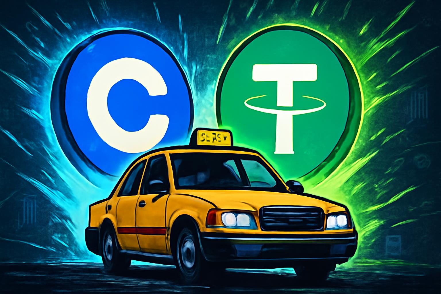 斯卡拉穆奇将银行比作出租车公司,将 Coinbase 和 Tether 比作 Uber