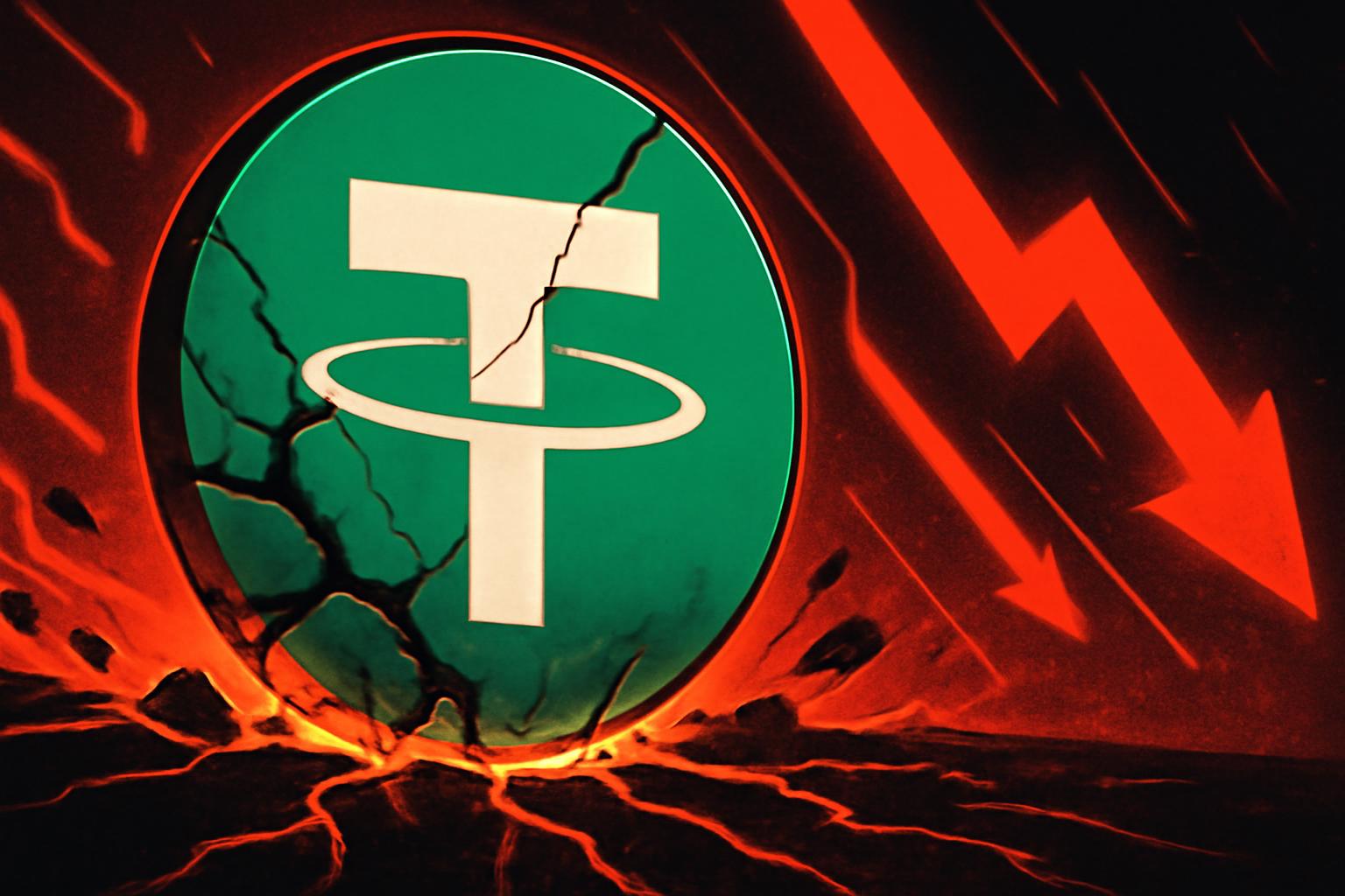 USDT 供应收缩激增,创下自 FTX 以来最大的月度跌幅