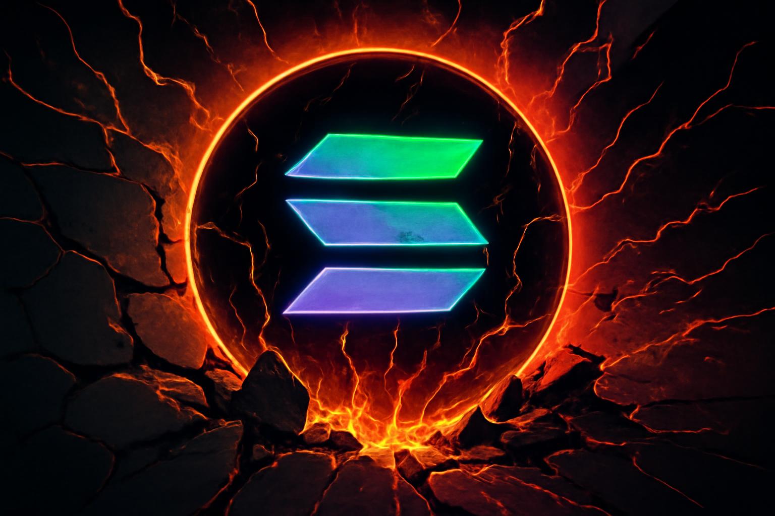 索拉纳跌至约86美元，跌幅约67%，74美元支撑、129美元目标