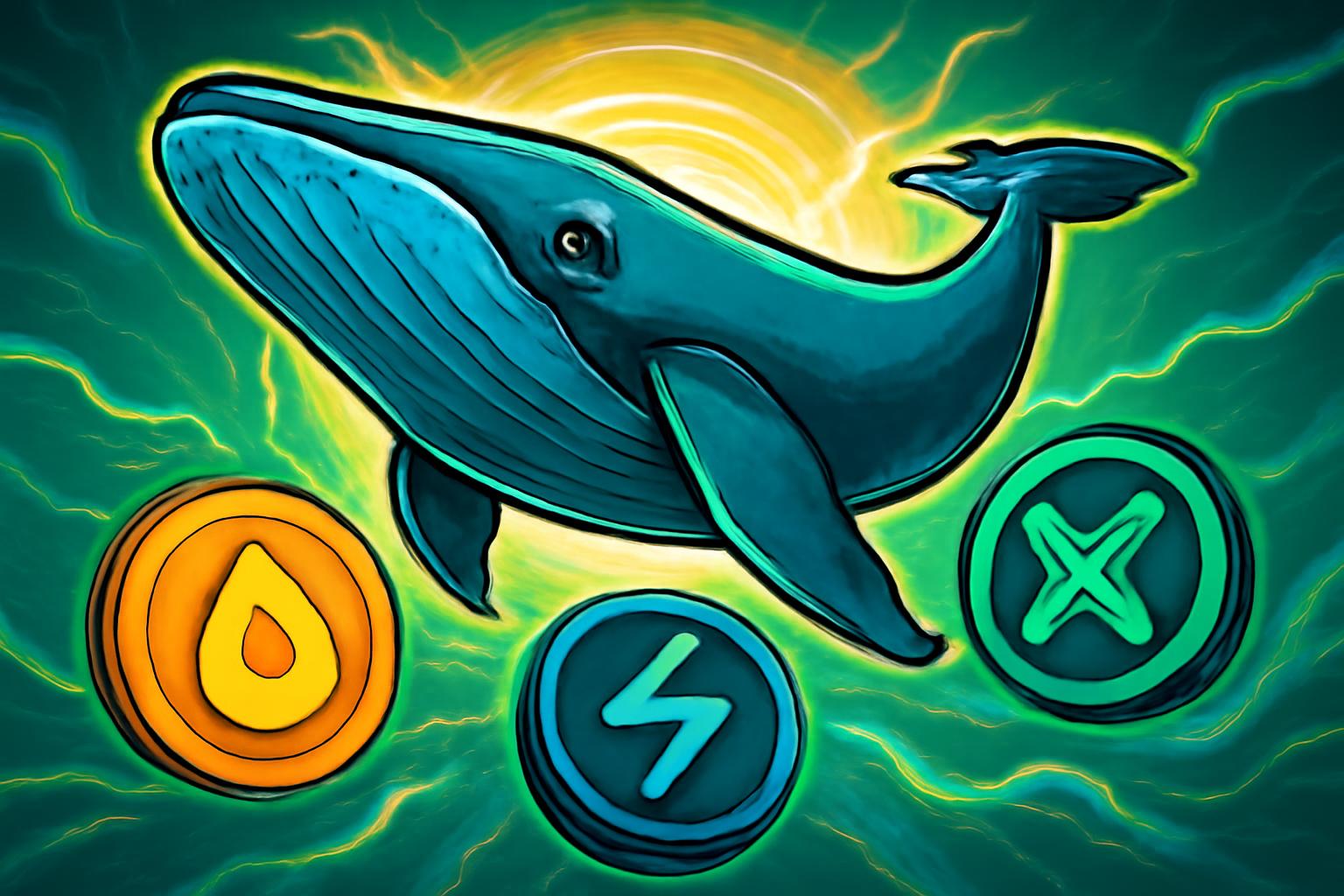 鲸鱼累积 PUMP、SNX 与 XCN,关税禁令提振市场情绪