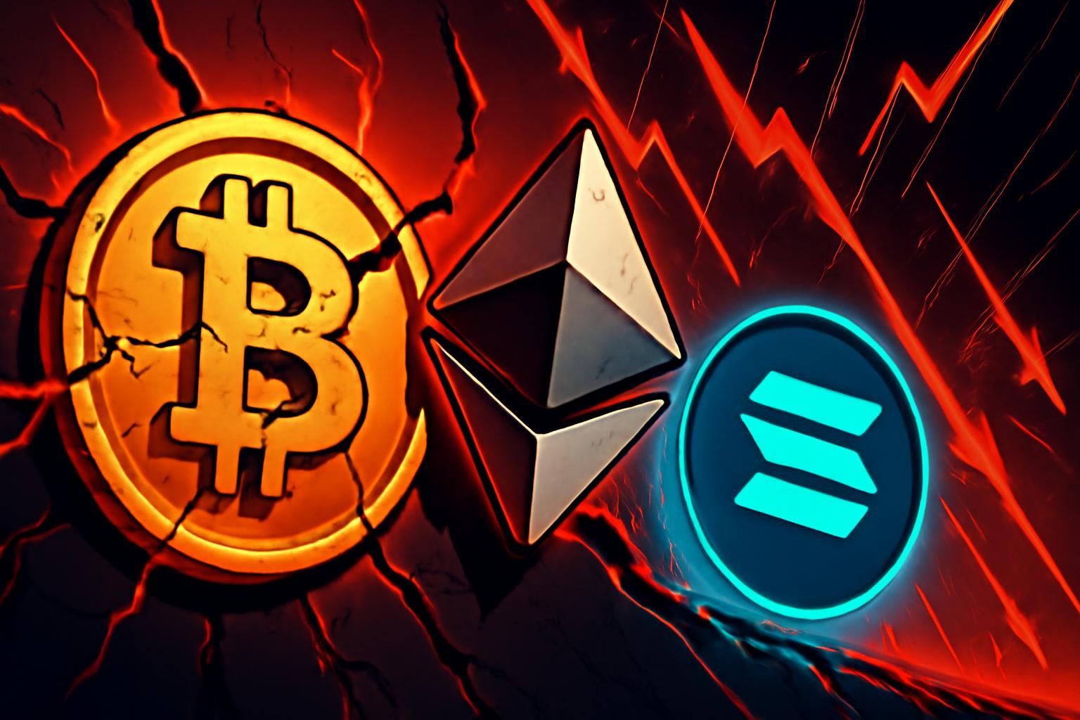 比特币和以太坊ETF承压：二月$315M流出冲击加密市场