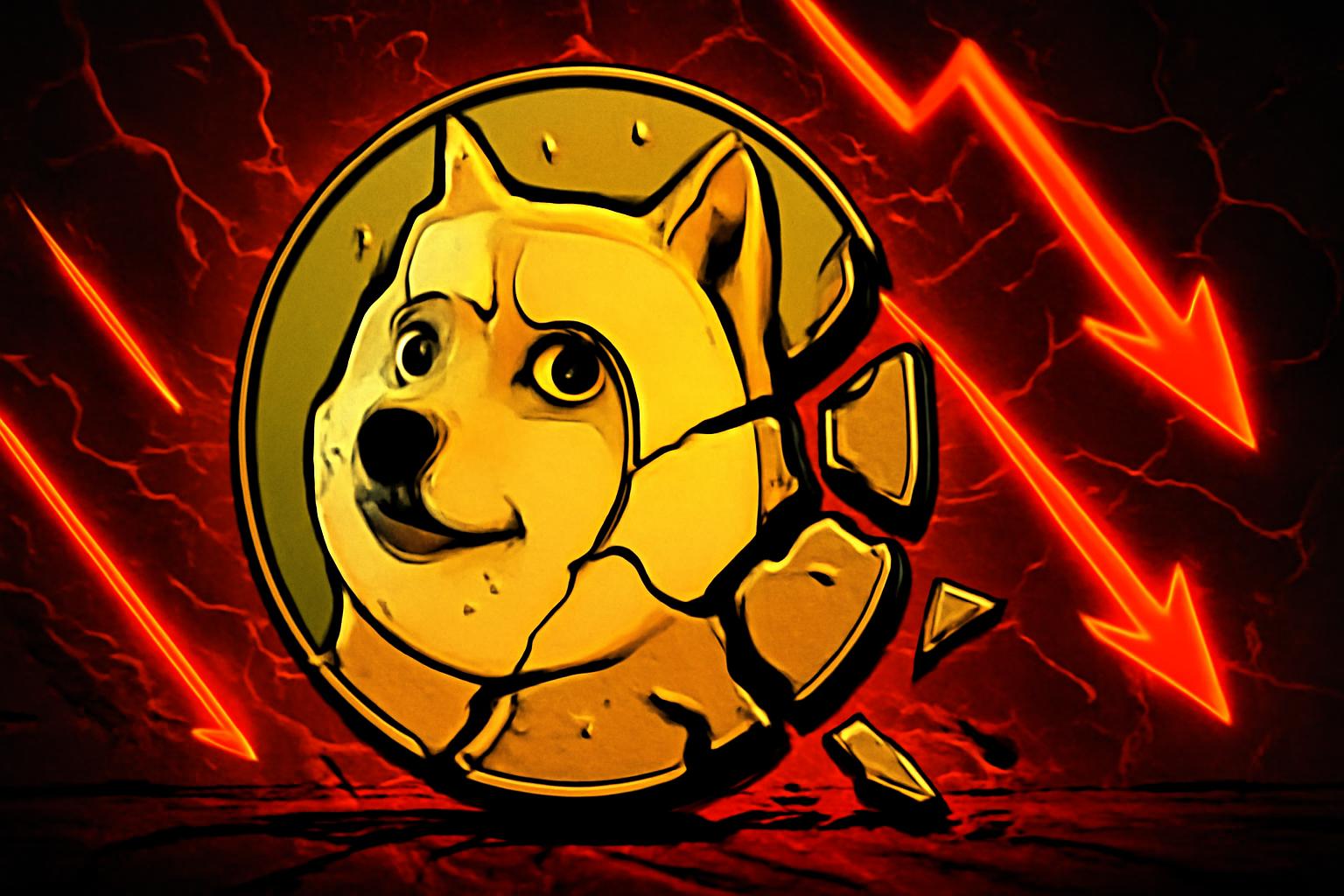 狗狗币 ETF 资金流入停滞，价格下滑