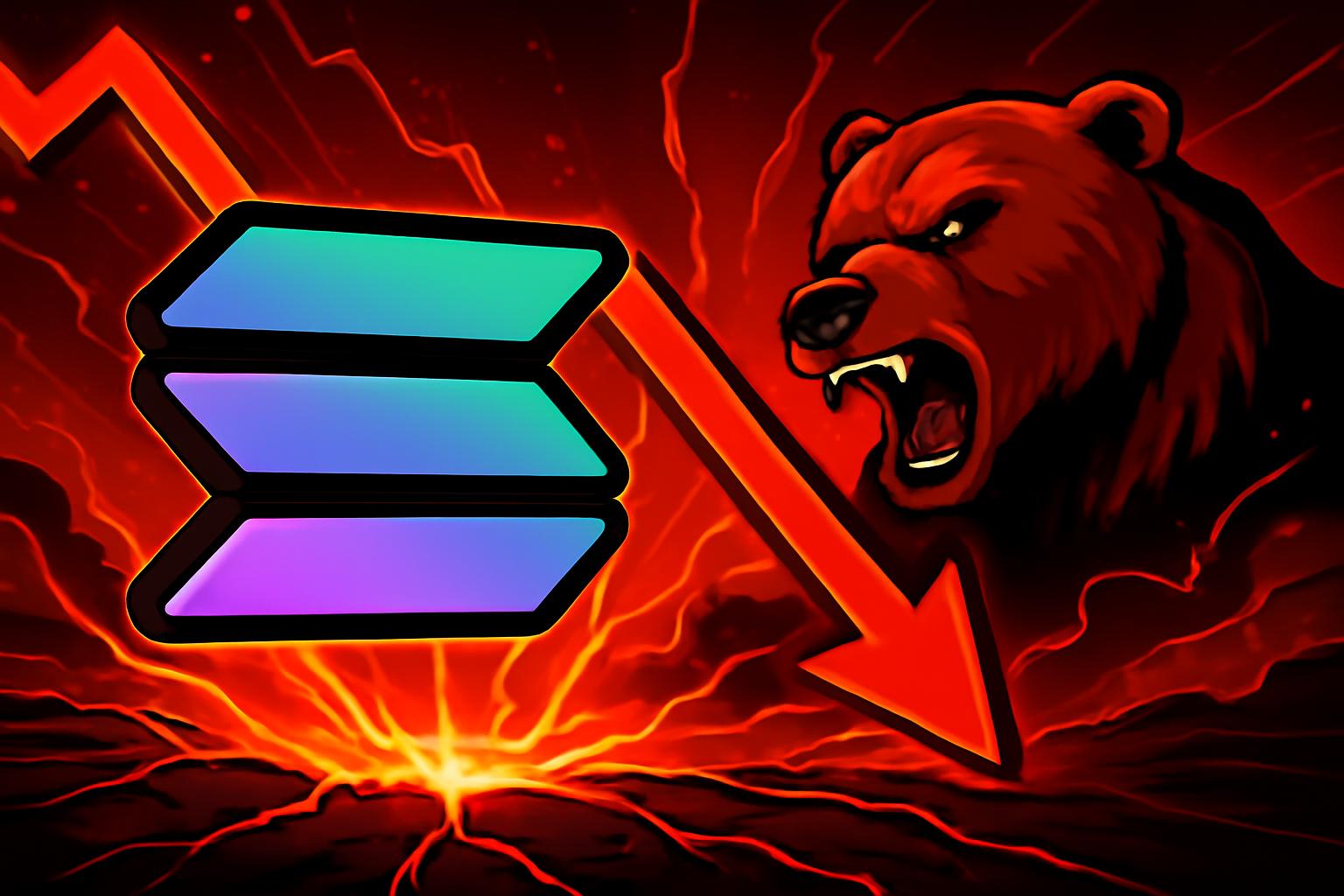 索拉纳 SOL 下跌超过5%，熊市加深；关注关键支撑位