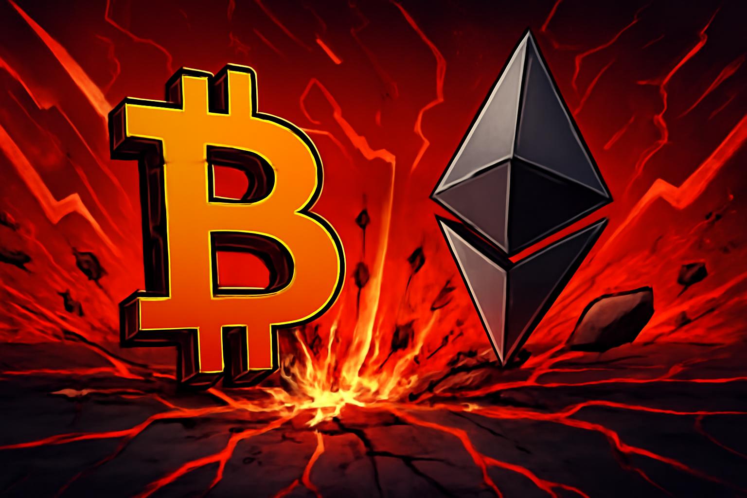 比特币多头头寸清算扰乱全球加密市场