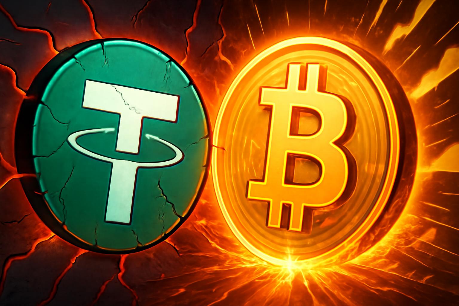 泰达币信号先于比特币反弹，呼应过去的100%涨幅