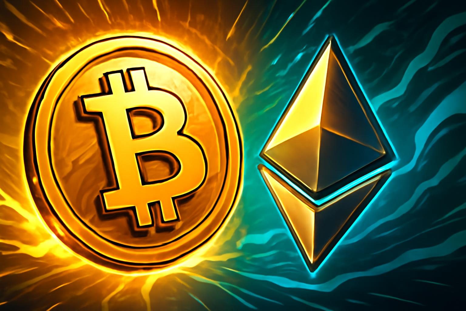 比特币与以太坊在技术性反弹中持续走高