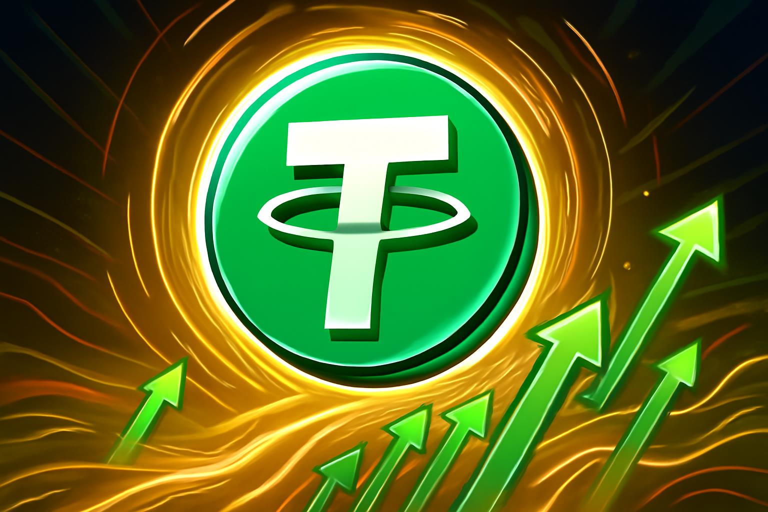 USDt 市值在 Q4 2025 达到 $187B，伴随链上活动上升