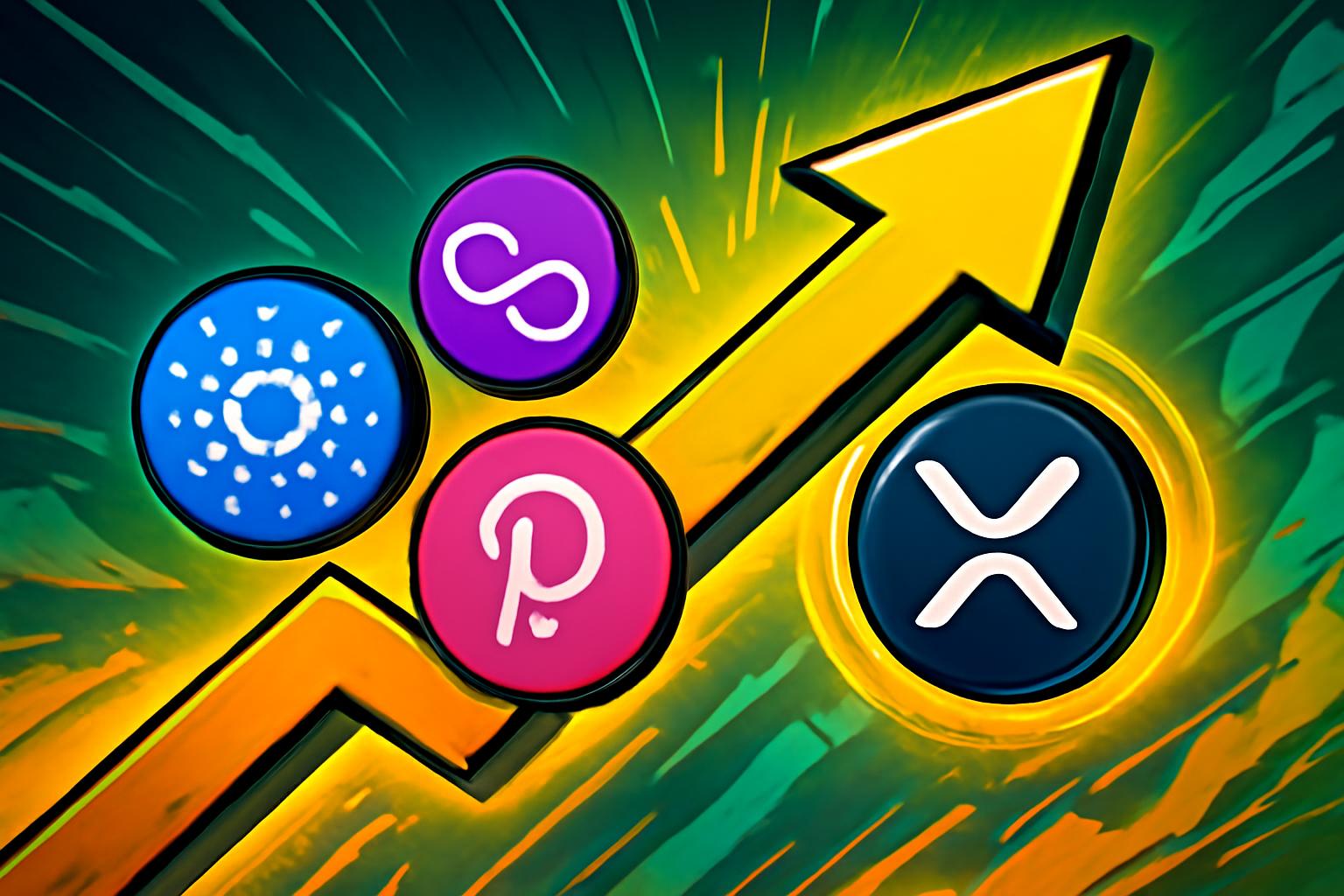 山寨币系列在12-hour 时间框架达到稳定上升趋势