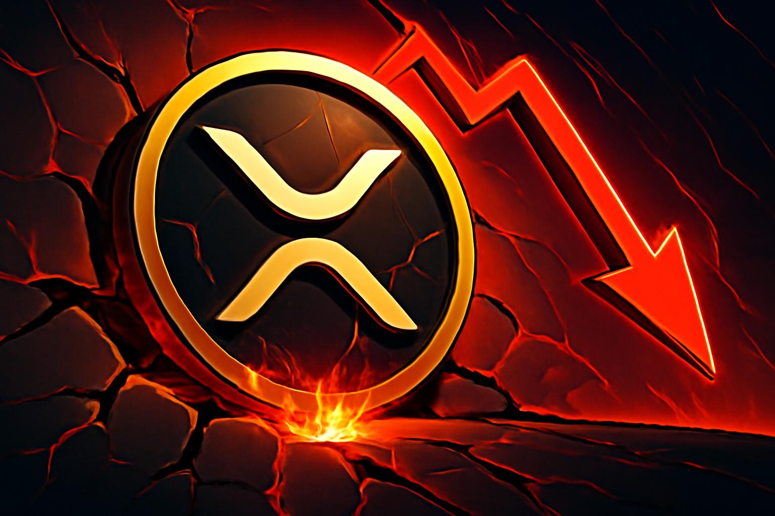 XRP 价格跌幅接近 40%: 从 $2.35 跌至 $1.40