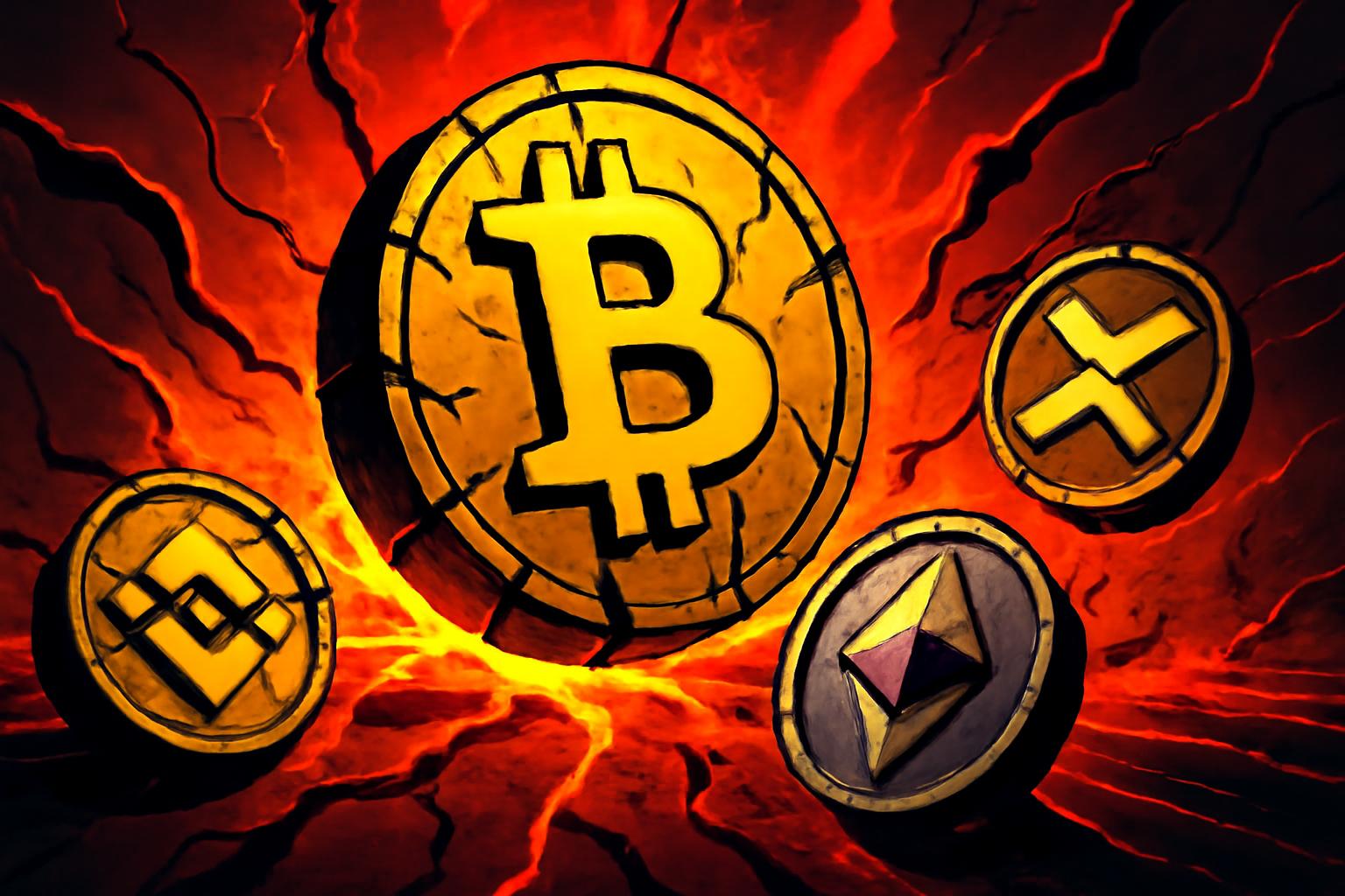 美以对伊朗发动袭击引发广泛抛售的加密市场下跌