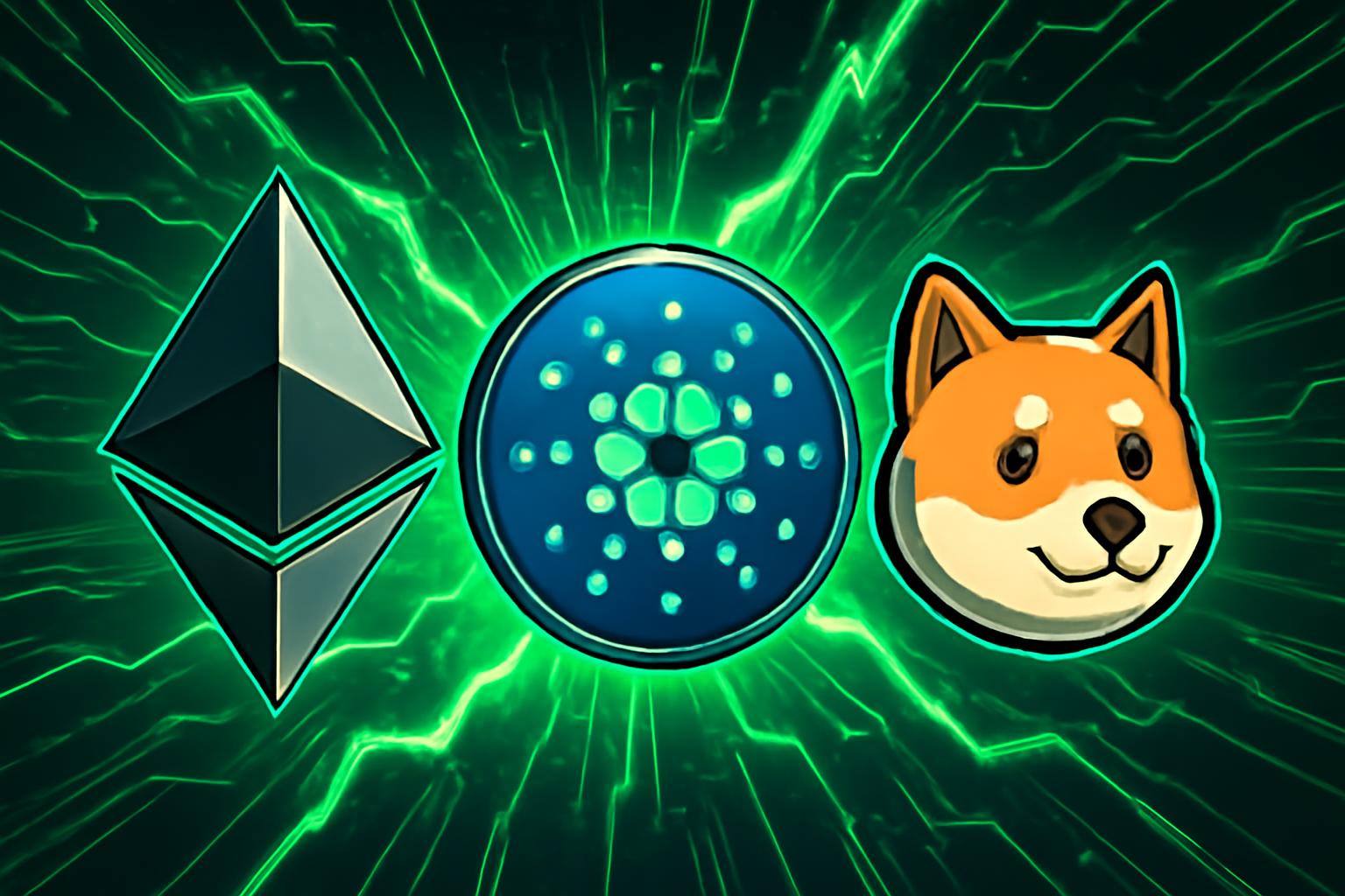 ETH、ADA、Pepeto 的价格预测：鲸鱼重新布局市场