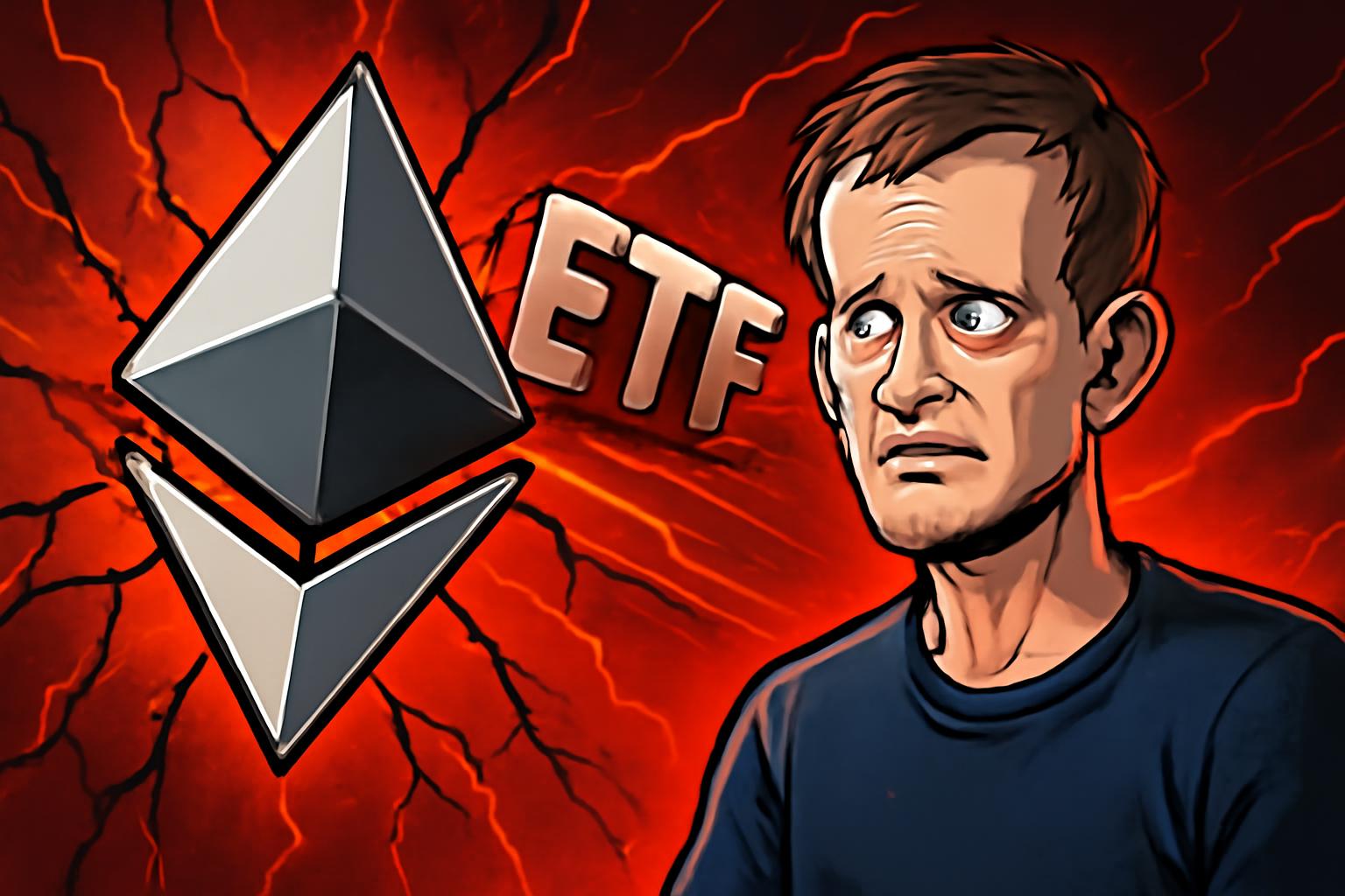 维塔利克·布特林在ETF资金外流背景下出售近700万美元的以太坊