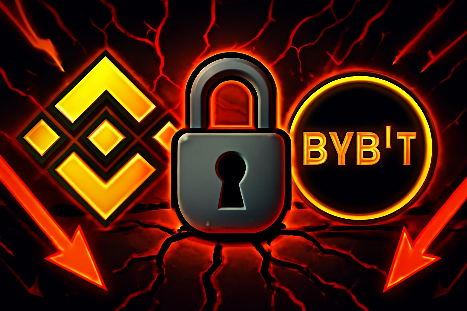 币安和 ByBit 在加密货币抛售中暂停提现