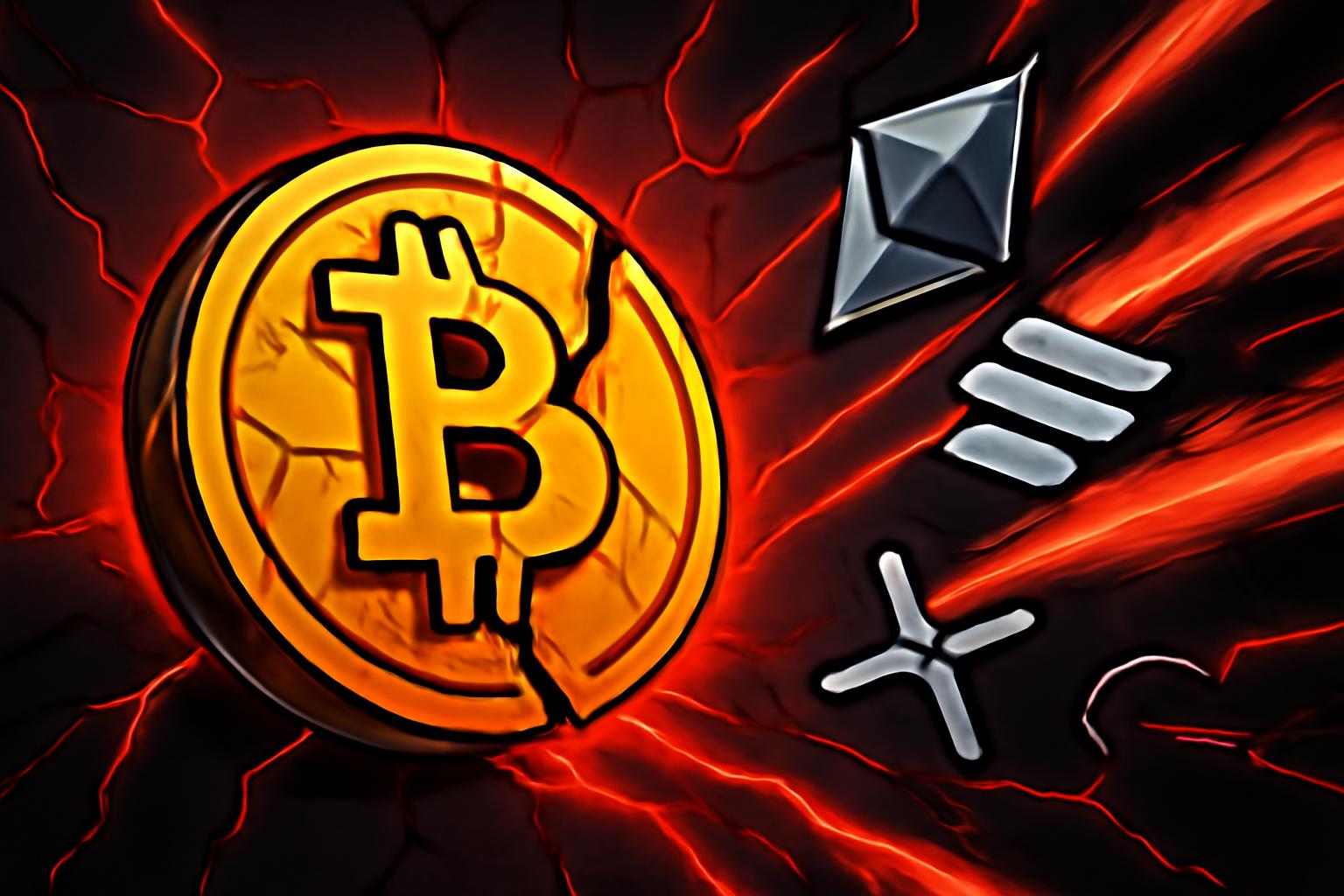 比特币在市场动荡加剧之际跌至63,000美元以下