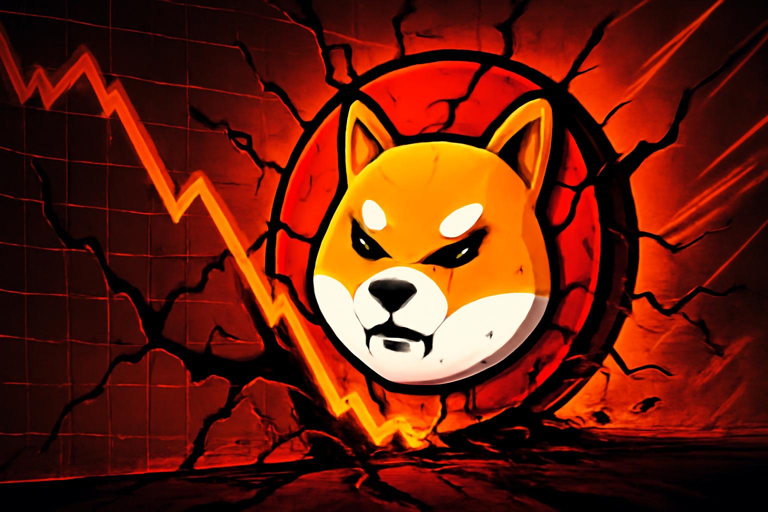 柴犬币价格暴跌，死叉出现，暗示下行趋势可能延长