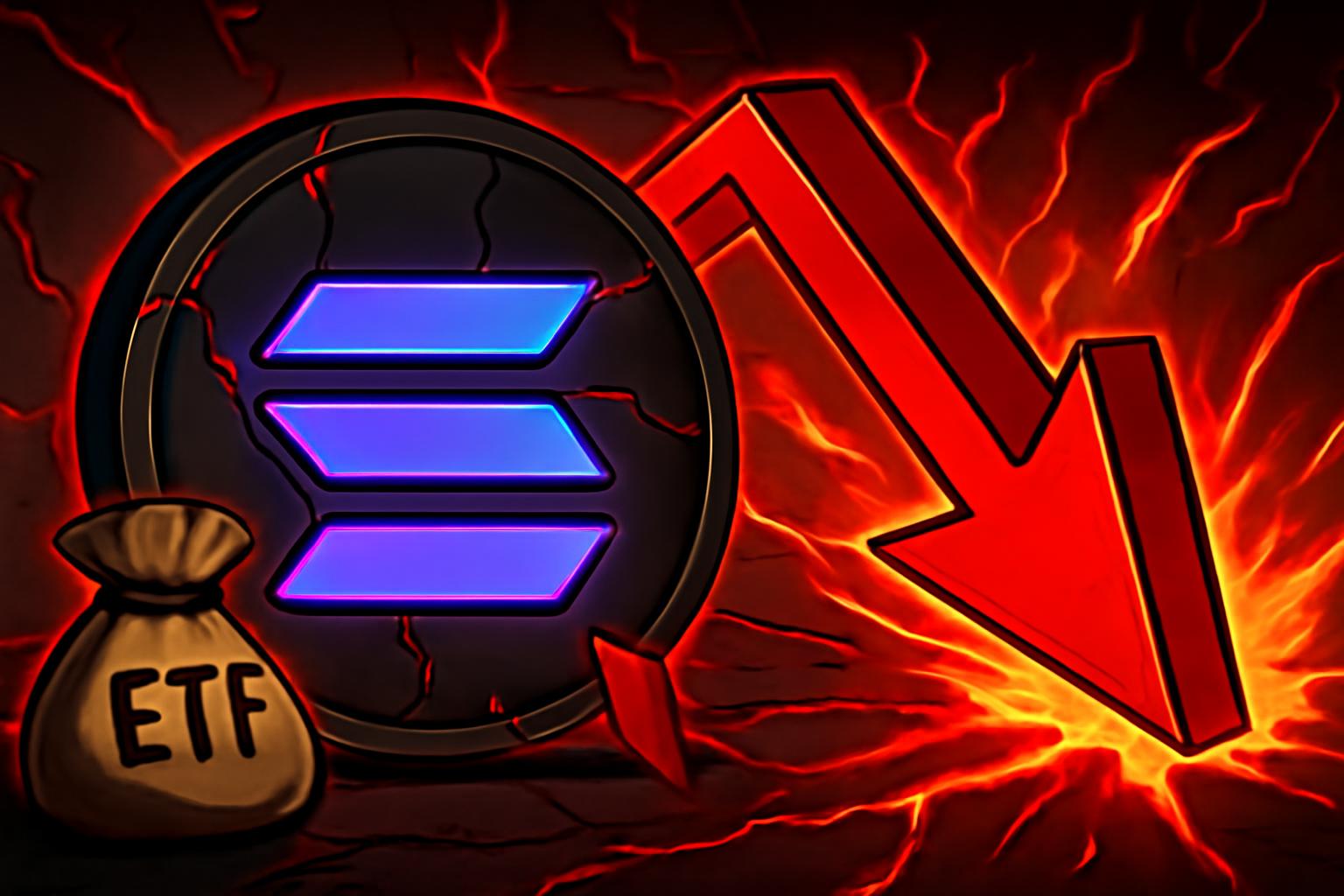 Solana 下挫，ETF 资金流出增加；RWAs 突破 $1B