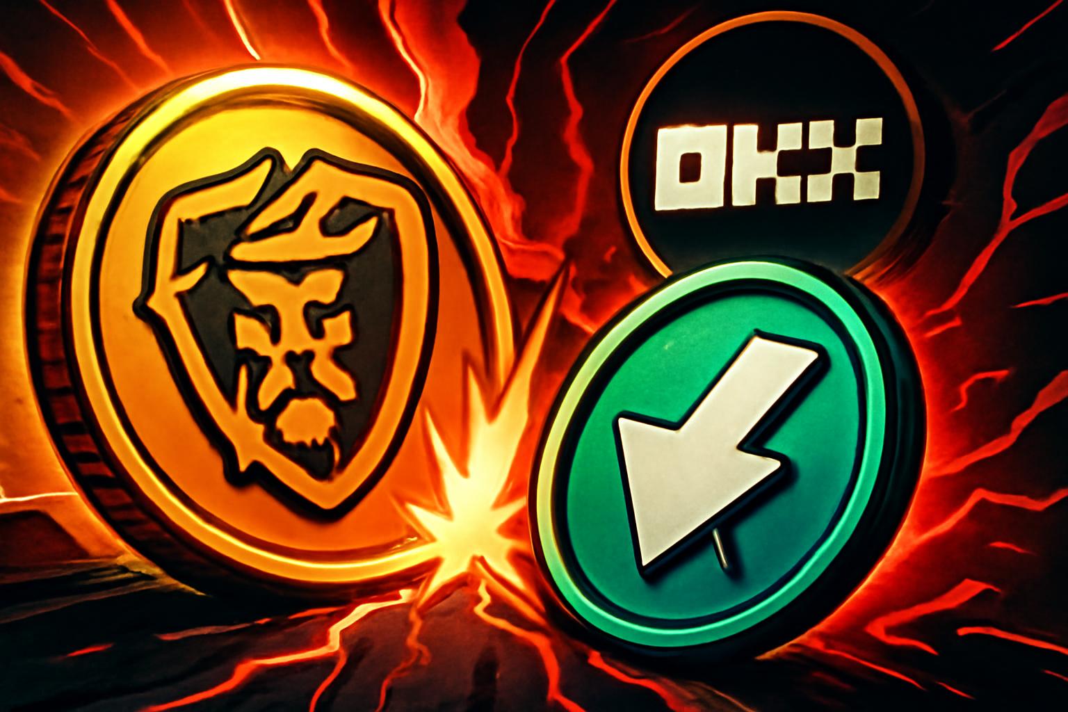 加密市场更新：OKX数据表明LEO上涨，FLOW下滑