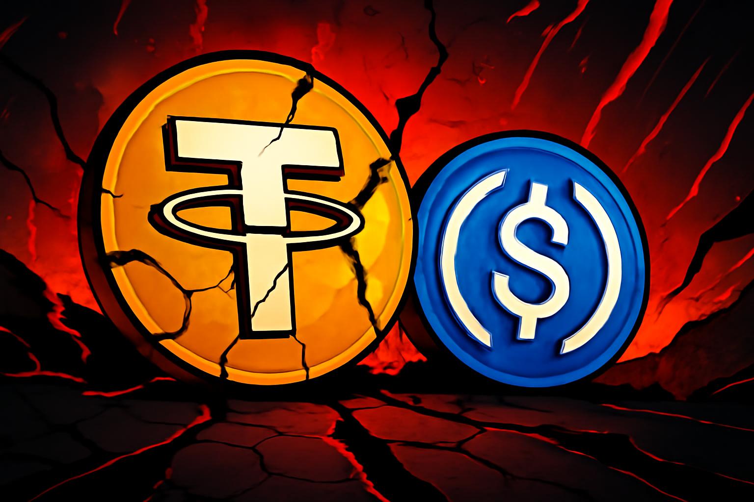 稳定币市值因流动性撤出下跌 $2.24B