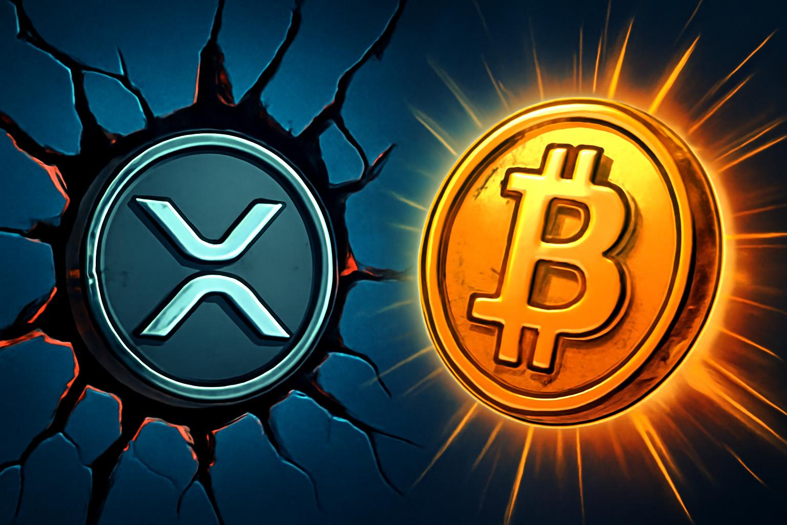 暂停中的加密货币：XRP 被困，比特币缺乏动量