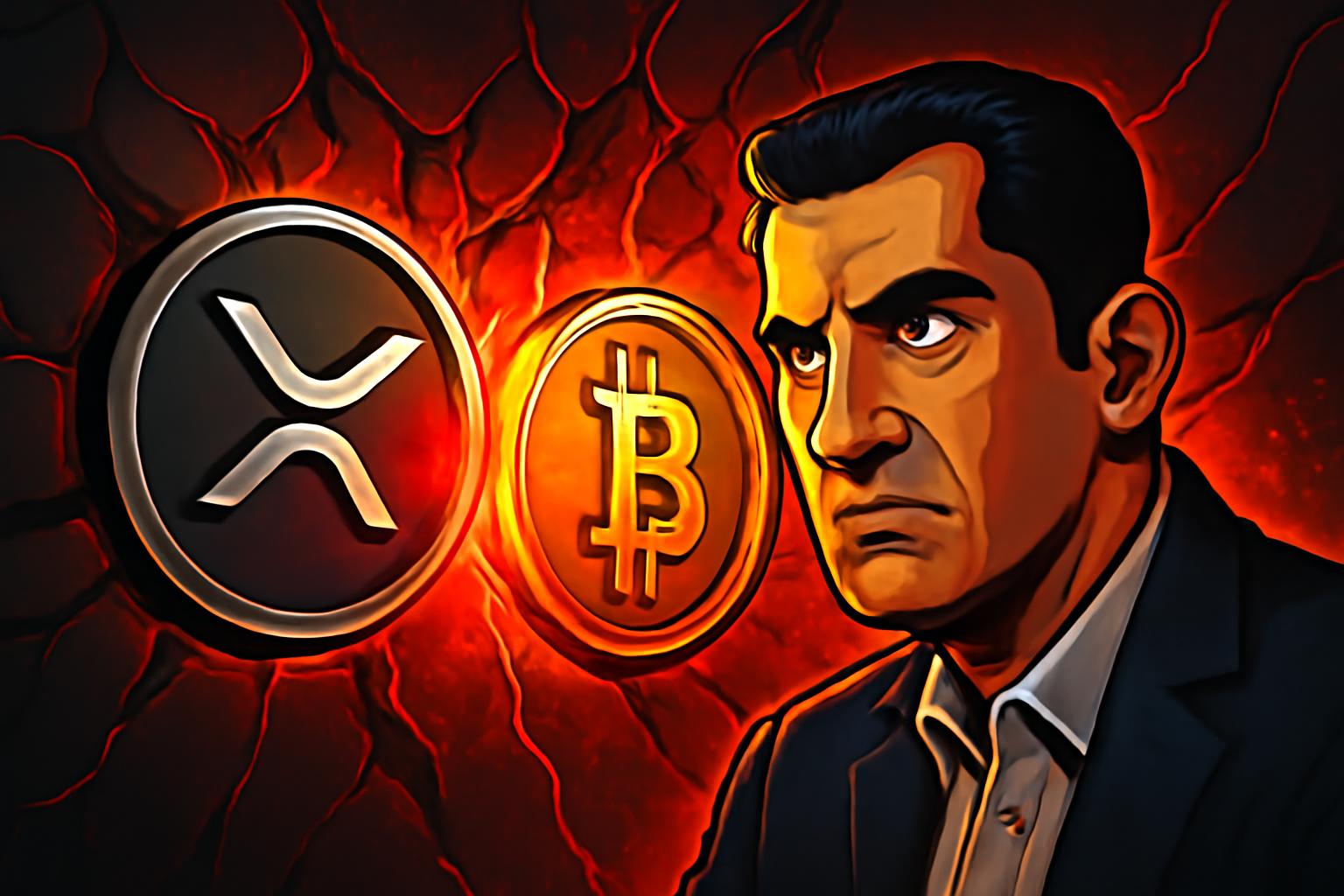 帕特里克·贝特-大卫在广泛加密市场抛售中扩大 XRP 仓位