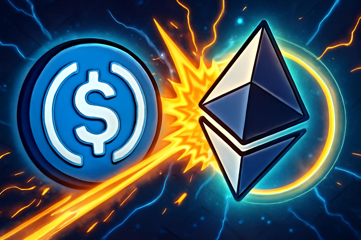 USDC 链上转账信号：在以太坊上可能出现的机构重新定位