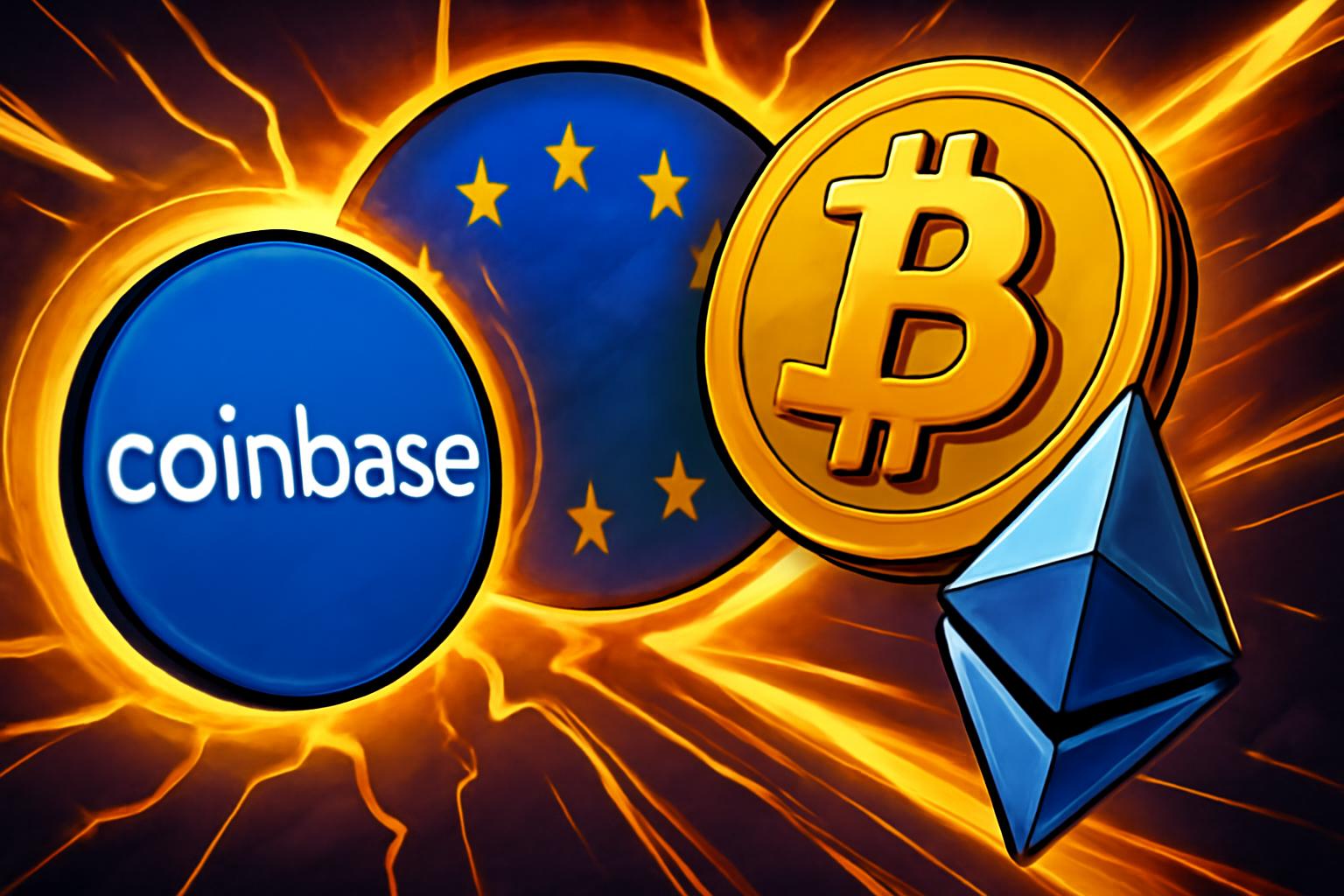 Coinbase 在欧洲推出基于 BTC 与 ETH 的杠杆加密期货