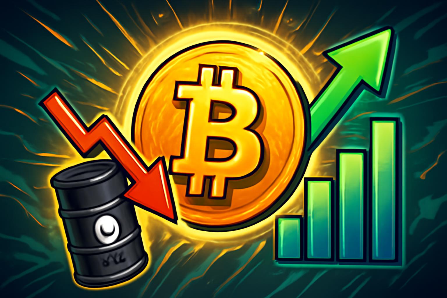 比特币回升至$69K，油价回撤，股市上涨