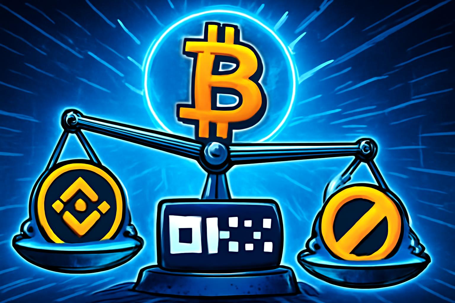 BTC 永续合约多空比率在币安、OKX 和 Bybit 之间传递市场平衡信号