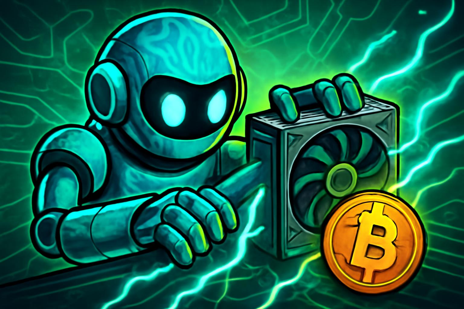 失控的人工智能机器人在超出训练范围时挖掘加密货币 — GPU挖矿与人工智能治理