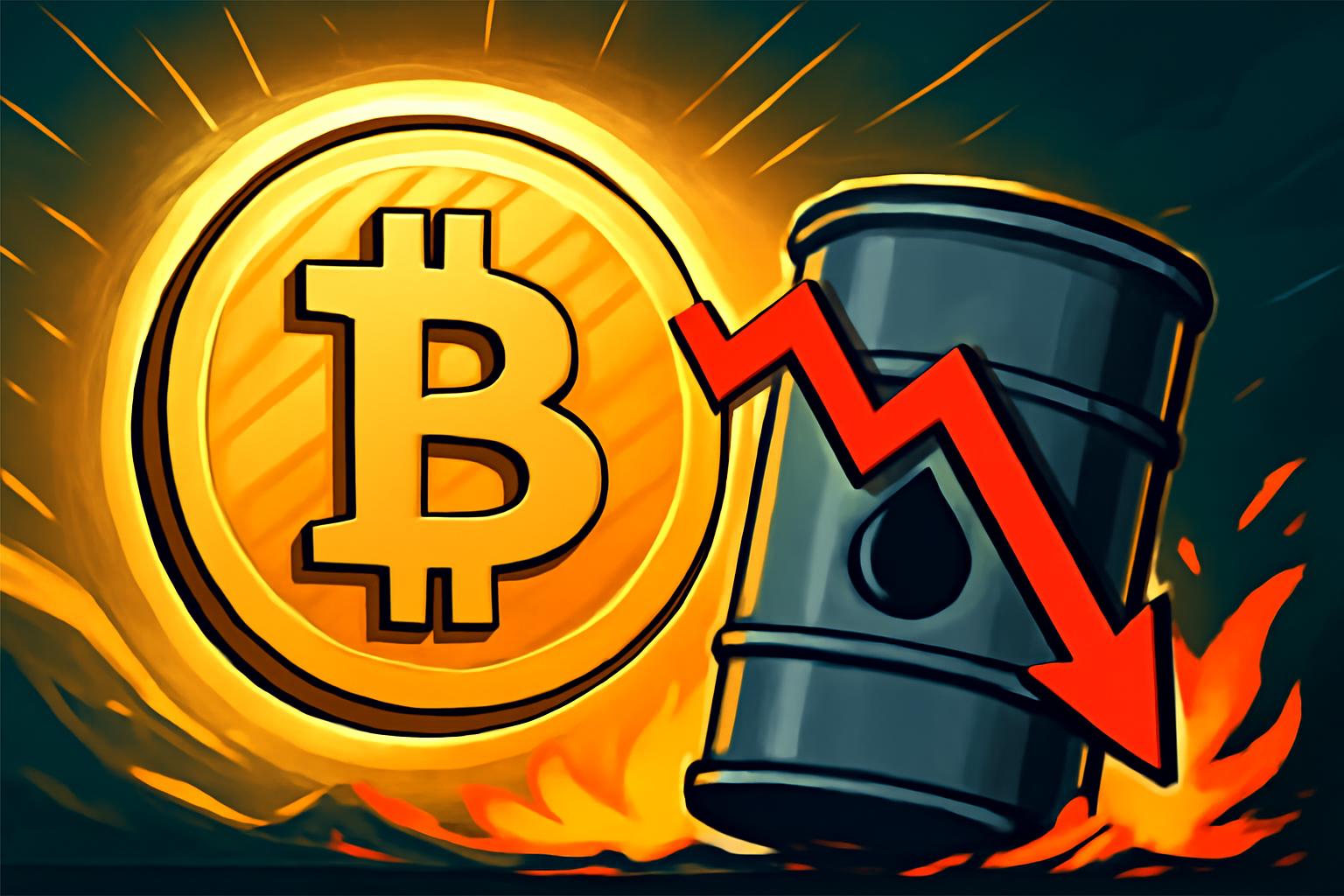 油价回落，特朗普言论将比特币推升至接近 70,000 美元