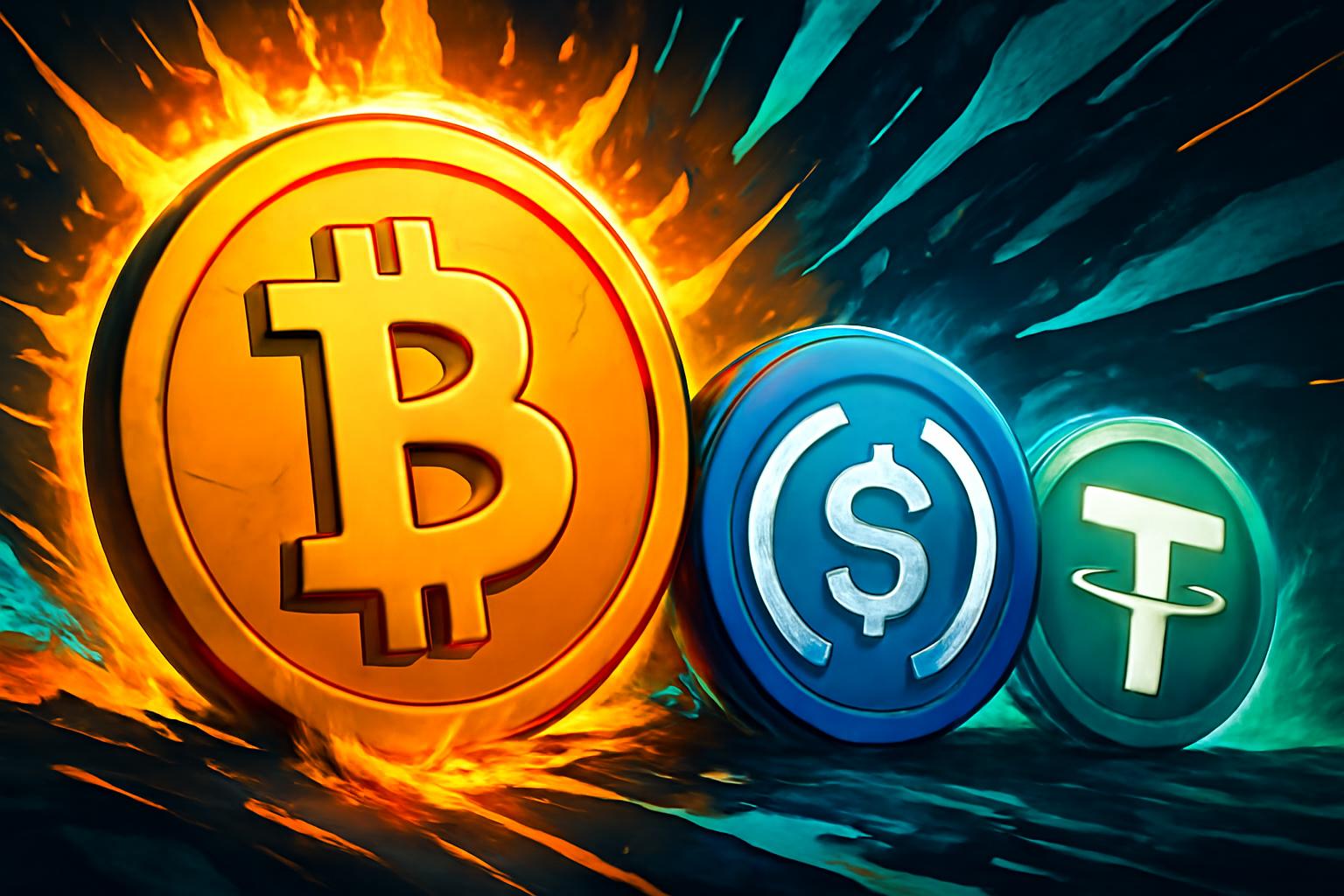 BTC 资金流入，USDC 转出至 USDT，重塑稳定币流动性