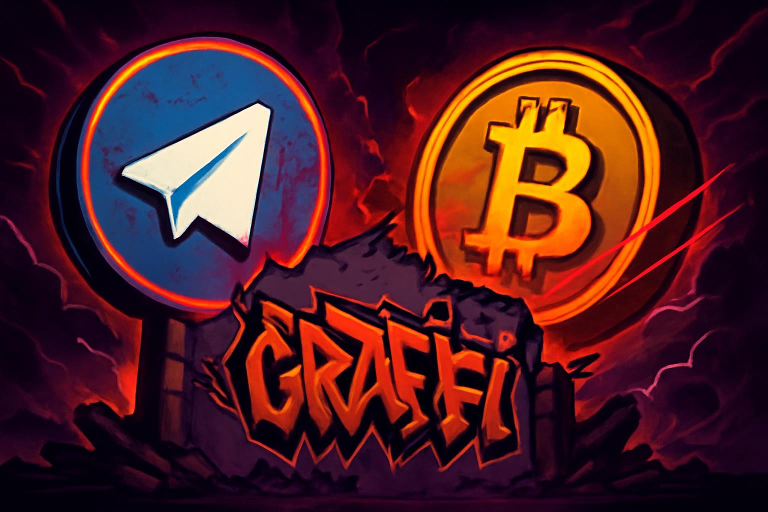 以加密货币支付将涂鸦袭击与 Telegram 相关的逮捕联系起来